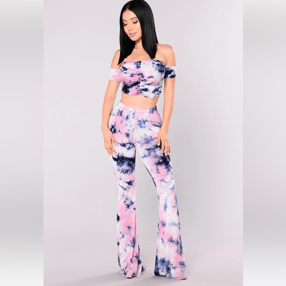 Tie Dye Two Piece Pant Set